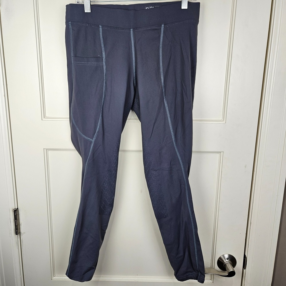 Dover Saddlery Women's Size: 30x28 Equestrian Breeches Gray Riding Pants Stretch